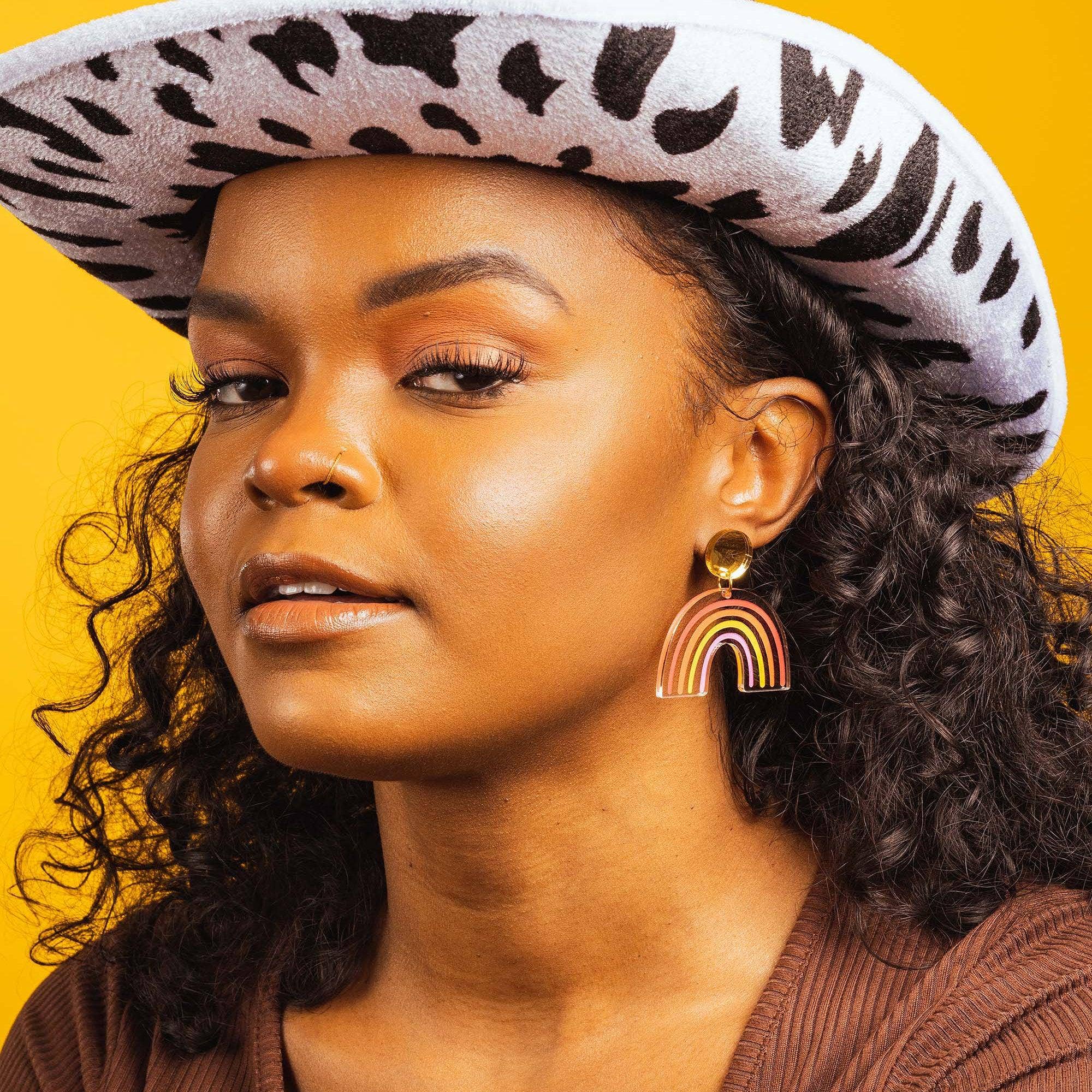 Sleepy Mountain - Wholesale Dangle Earrings - Rainbow Dangle Earrings3