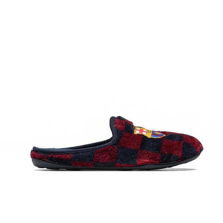 Marpen Slippers - Wholesale Slippers - Unisex - FC Barcelona Checkered Shoes3
