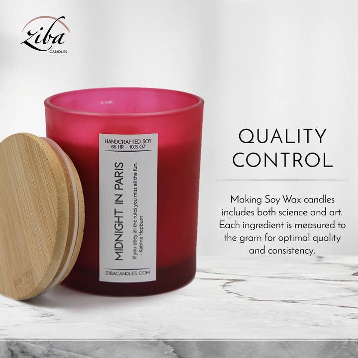 Midnight in Paris - Premium Soy Wax Candle for wholesale by Ziba Candles