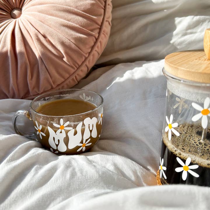 Hope and Grey Creative - Wholesale Koffiemok - Mam, Moederdag Mok, Gepersonaliseerde Madeliefjes Hart Bloemenmok3