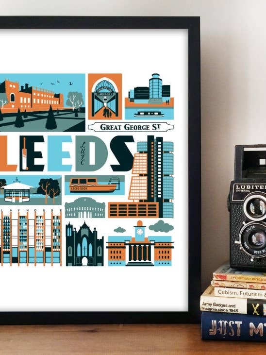 Imprimé Leeds pour la vente par Susan Taylor Design