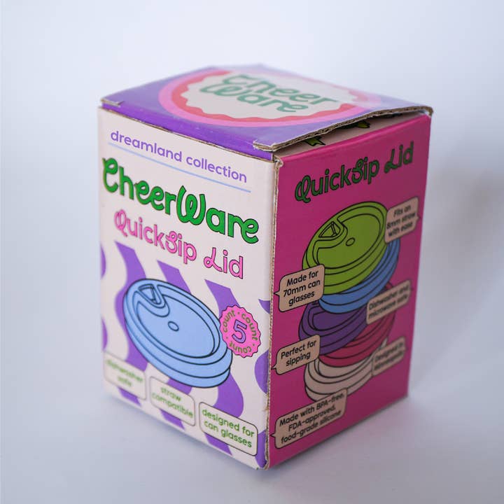 Cheerware – Tampas de bebidas por atacado – Tampa QuickSip | Tampa Reutilizável Fofa para Copos de Lata14