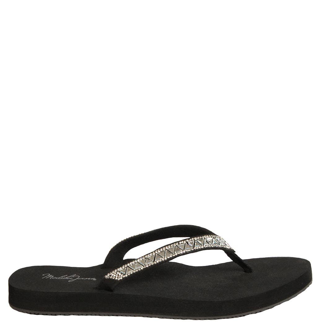 Svart Bel Air Faroh svart med klar kristall rem för wholesale på Faire2