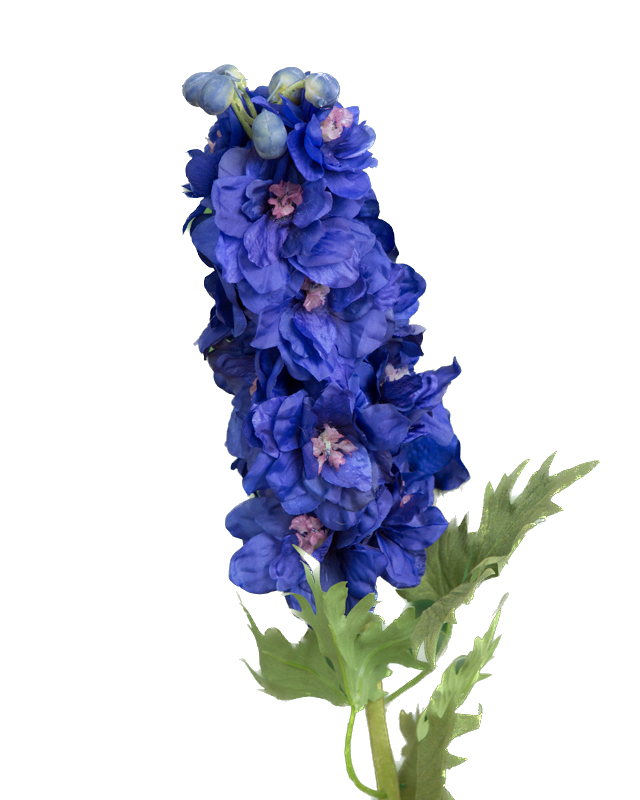 Mezu Silk Flowers - Wholesale Kunstbloemen - Kunstmatige donkerblauwe dubbele ranonkels zijden bloemenstengel2