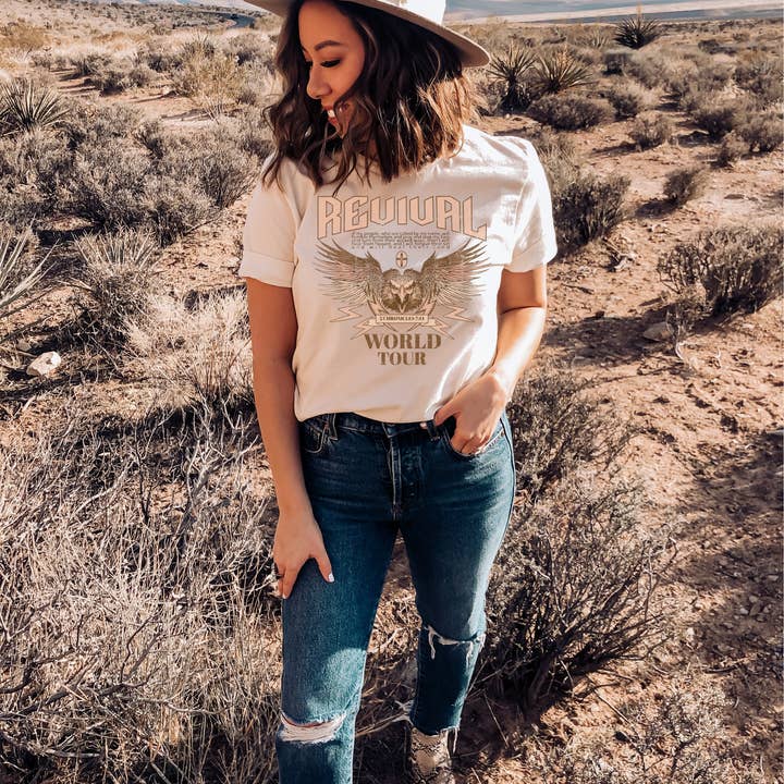 REVIVAL VINTAGE GRAPHIC TEE for wholesale by Haverly and Co.