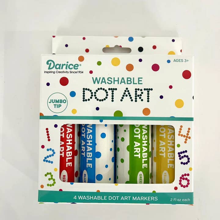 The Toy Group - Wholesale Markers - Kids & Baby - Washable Dot Art Markers- Set of 42