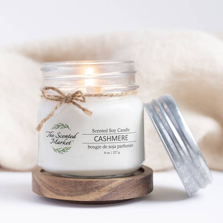 CASHMERE Soy Wax Candle 8 oz for wholesale by The Scented Market