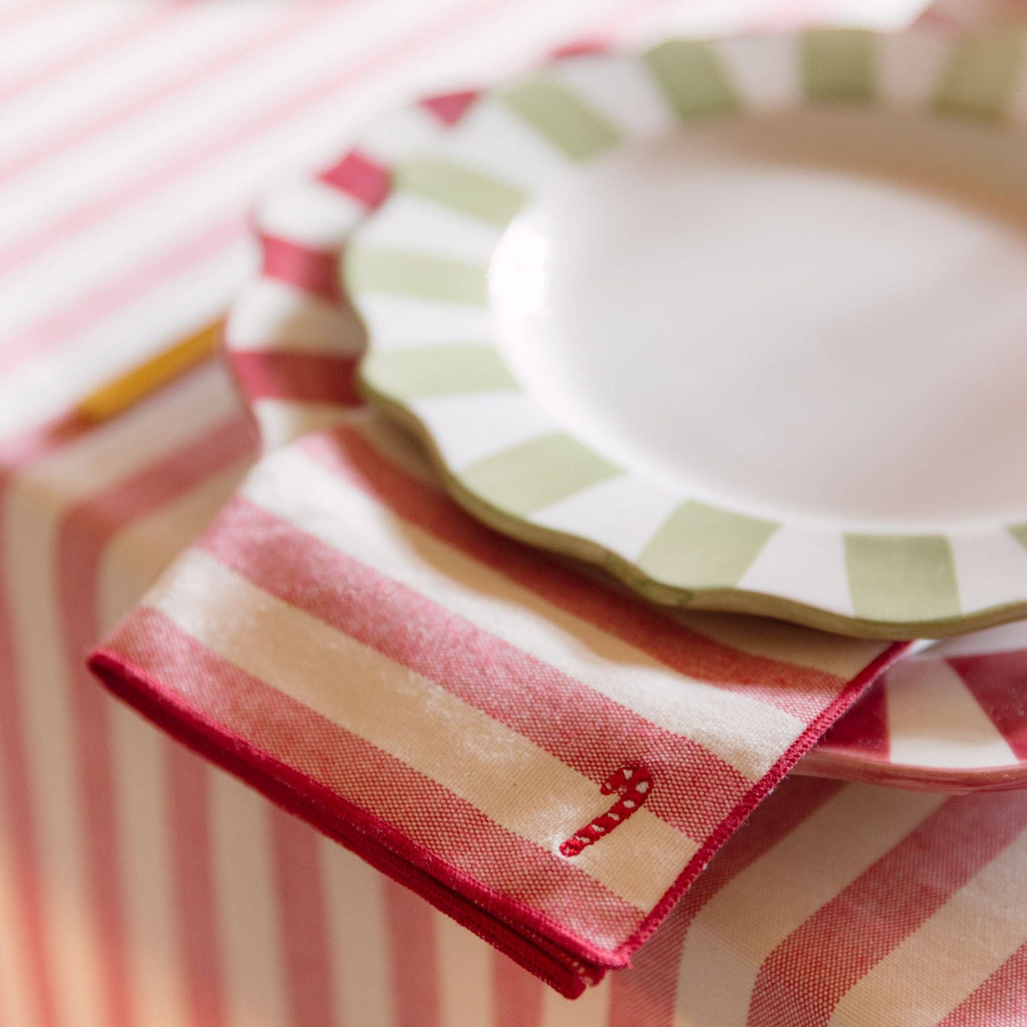 Torres Novas - Vente Serviettes de table en tissu - Serviettes Barra avec broderie de Noël9