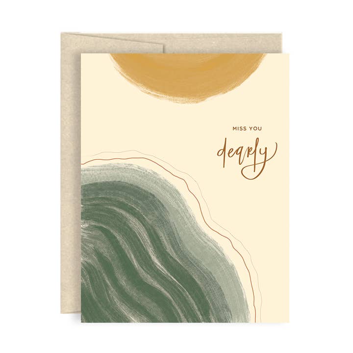 Miss You Dearly - New Design for wholesale by Stay Sunny Paper Co.