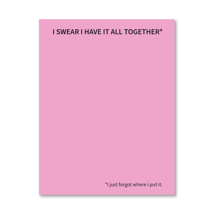 Bloc-notes All Together pour la vente par Public School Paper Co.