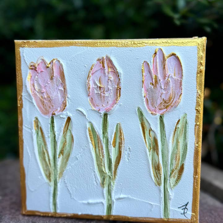 Framesaplenty - Wholesale Painting/Drawing - Tulip textured painting on canvas