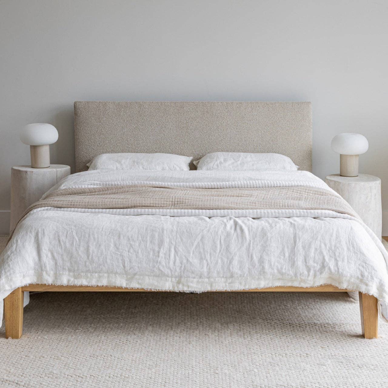 Style In Form - Wholesale Bed - Luna Tool-Free Queen Bed - Buff3