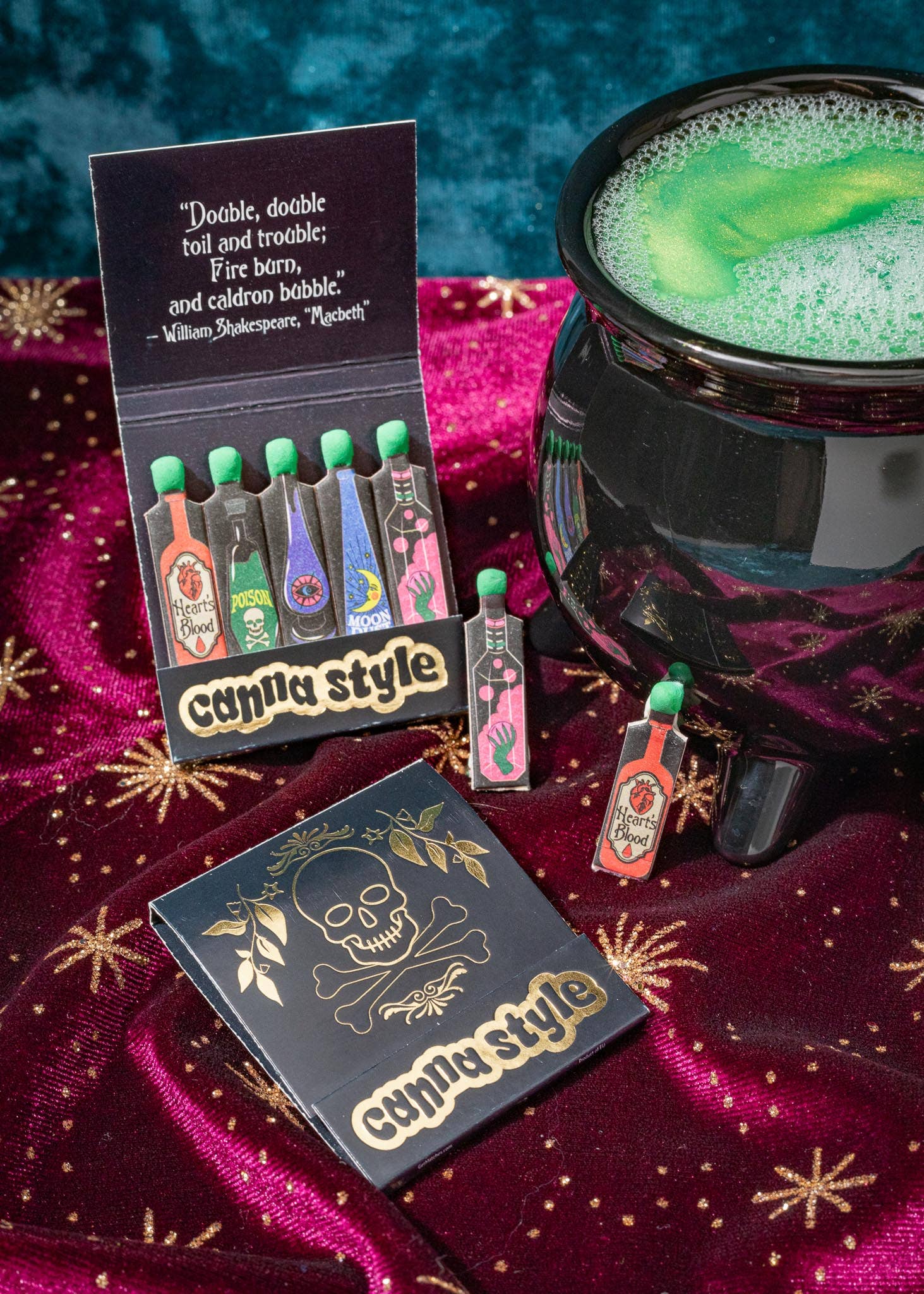 Canna Style - Wholesale Matches - POTION BOTTLE MATCHBOOK1