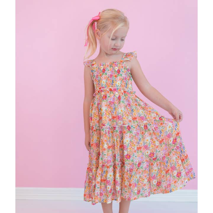 Fiona Maxi Dress - Wildflower Waltz for wholesale by Cheeky Plum