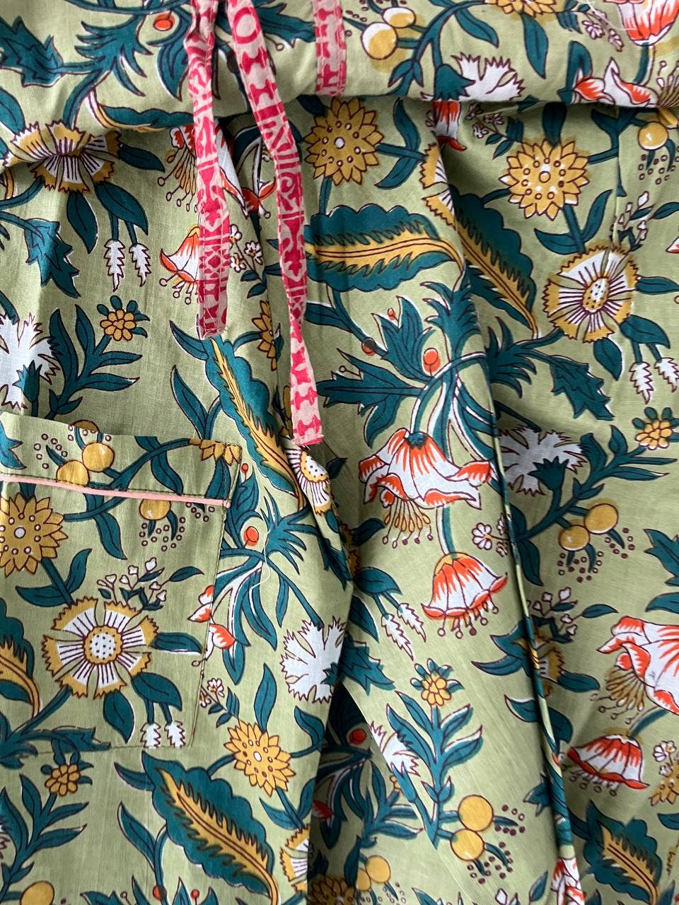 Bhawana Handicrafts - Wholesale Sleepwear Set - Women's - New Design Block Printed Cotton Night Suit Pants Shirt Sets3