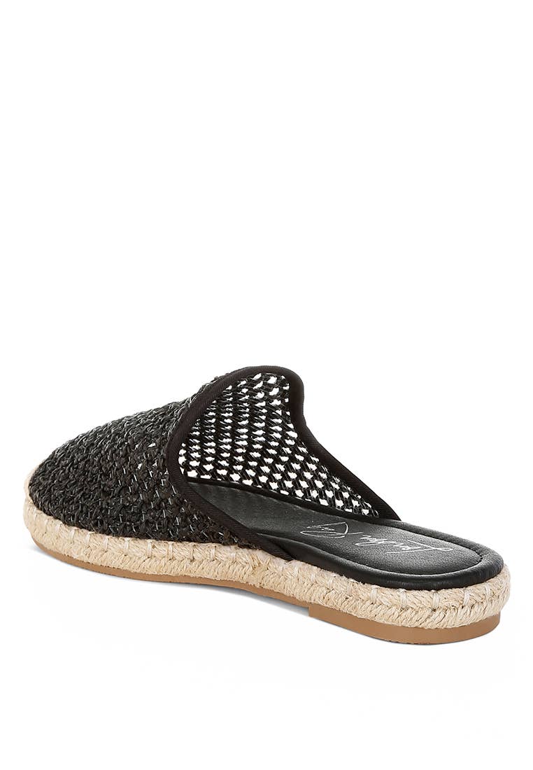 Rag Company - Wholesale Mules - Women's - Nongai Raffia Espadrilles Mules1