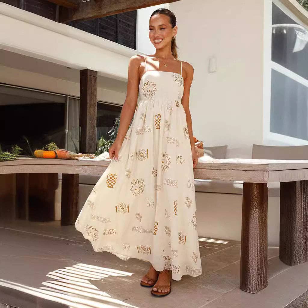 Marayn – wholesale Dress – Women's – European Summer Maxi Dress New Floral Print14