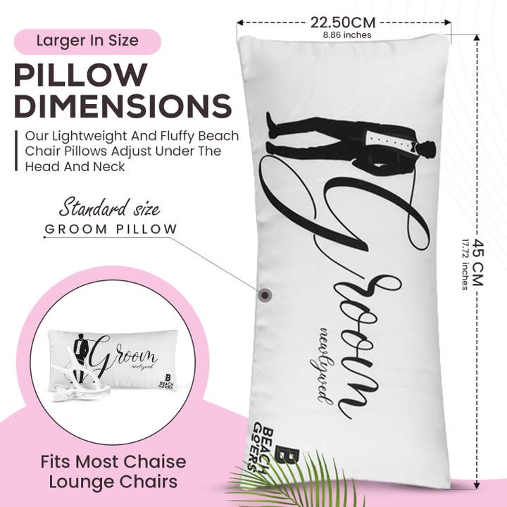 Beach Go'ers inc. – Engroshandel Strandtilbehør – Groom vandtæt strand stol pude og håndklæde klip sæt3
