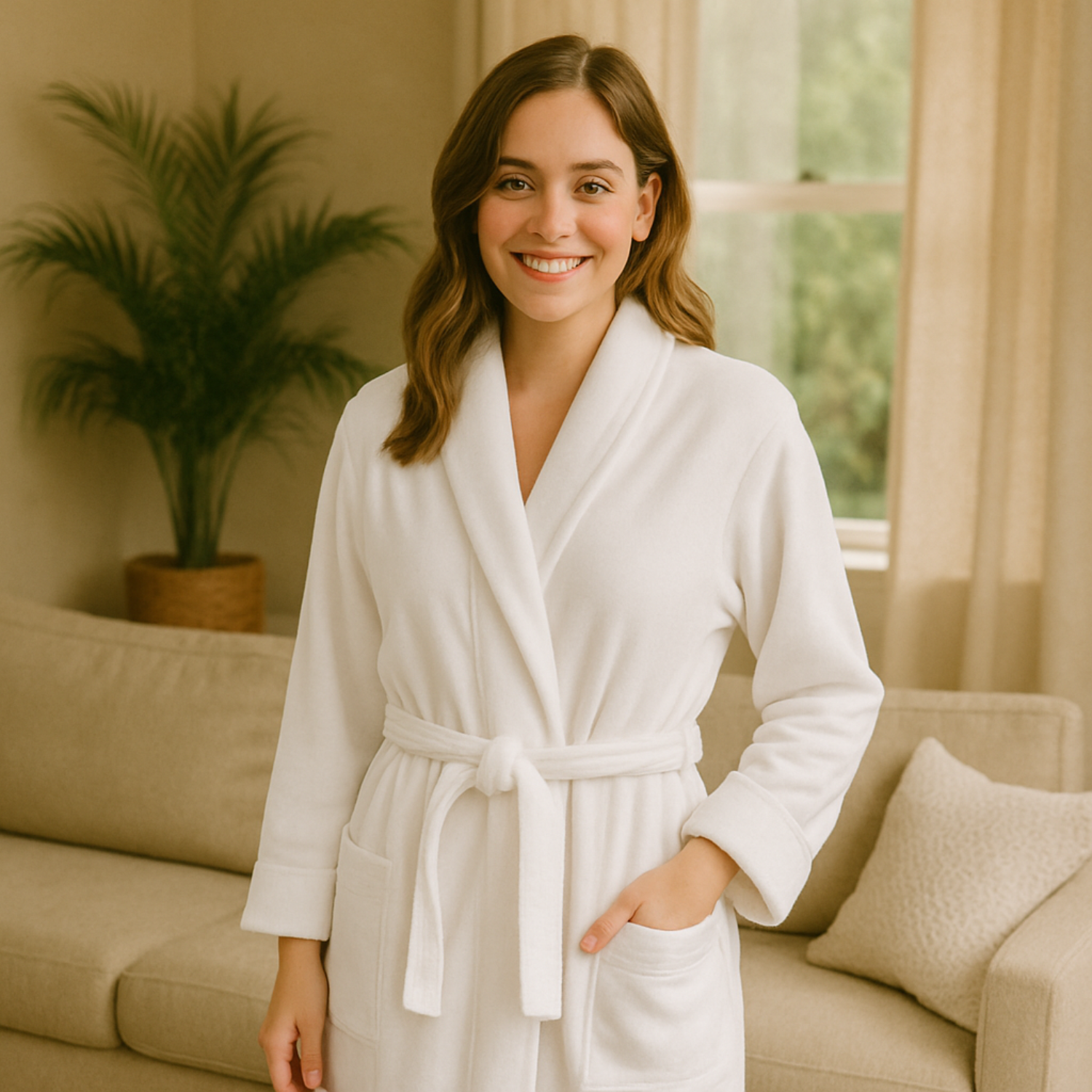Pure Fiber - Wholesale Robe - Women's - Plush Velour Women’s Robe – Soft, Cozy & Elegant Fit14
