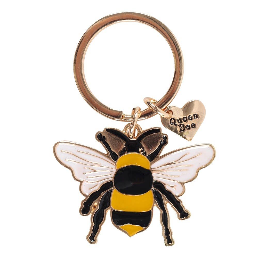 Something Different Wholesale - Wholesale Keychain – Women's - Queen Bee Enamel Keyring2