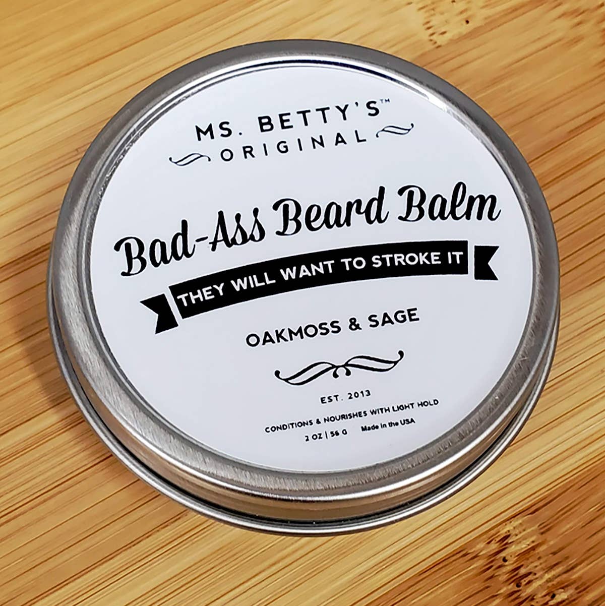 Ms. Betty's Original - Wholesale Beard Styling Product - Bad-Ass Beard Balm3