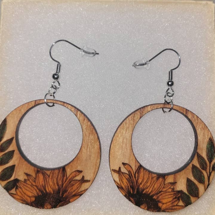 Sunflower 03 Ohrringe für den Großhandel von Circle F Boutique and Trading Post