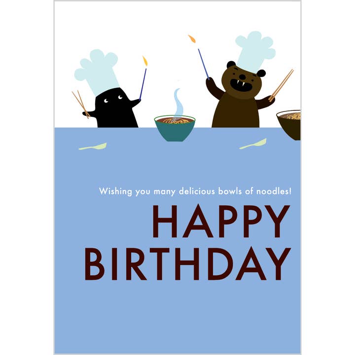 Fomato - Wholesale Birthday Card - Ramen Birthday Card3