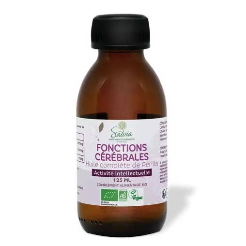 Complete Perilla Oil - 125ml Bottle - Økologisk - Omega 3 for engroshandel hos Salvia