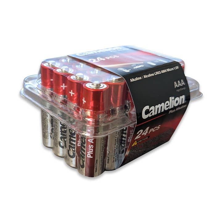Camelion Battery - Wholesale Small/Handheld Appliance - Camelion AAA Alkaline Plus Plastic Tub of 240