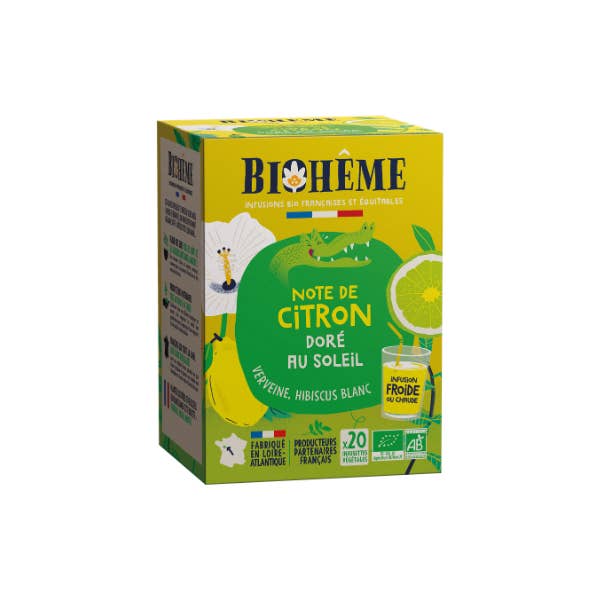 Solmogulds citroninfusion - X20 påsar för wholesale av Biohême