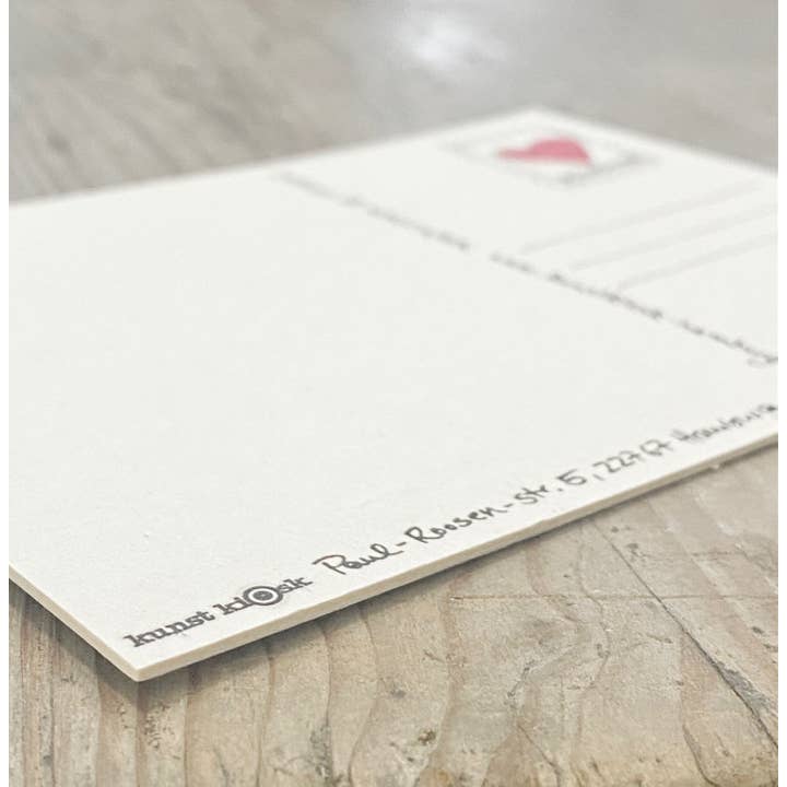 kuki – wholesale Postcard – "Bee Happy" cookie postcard set of 102