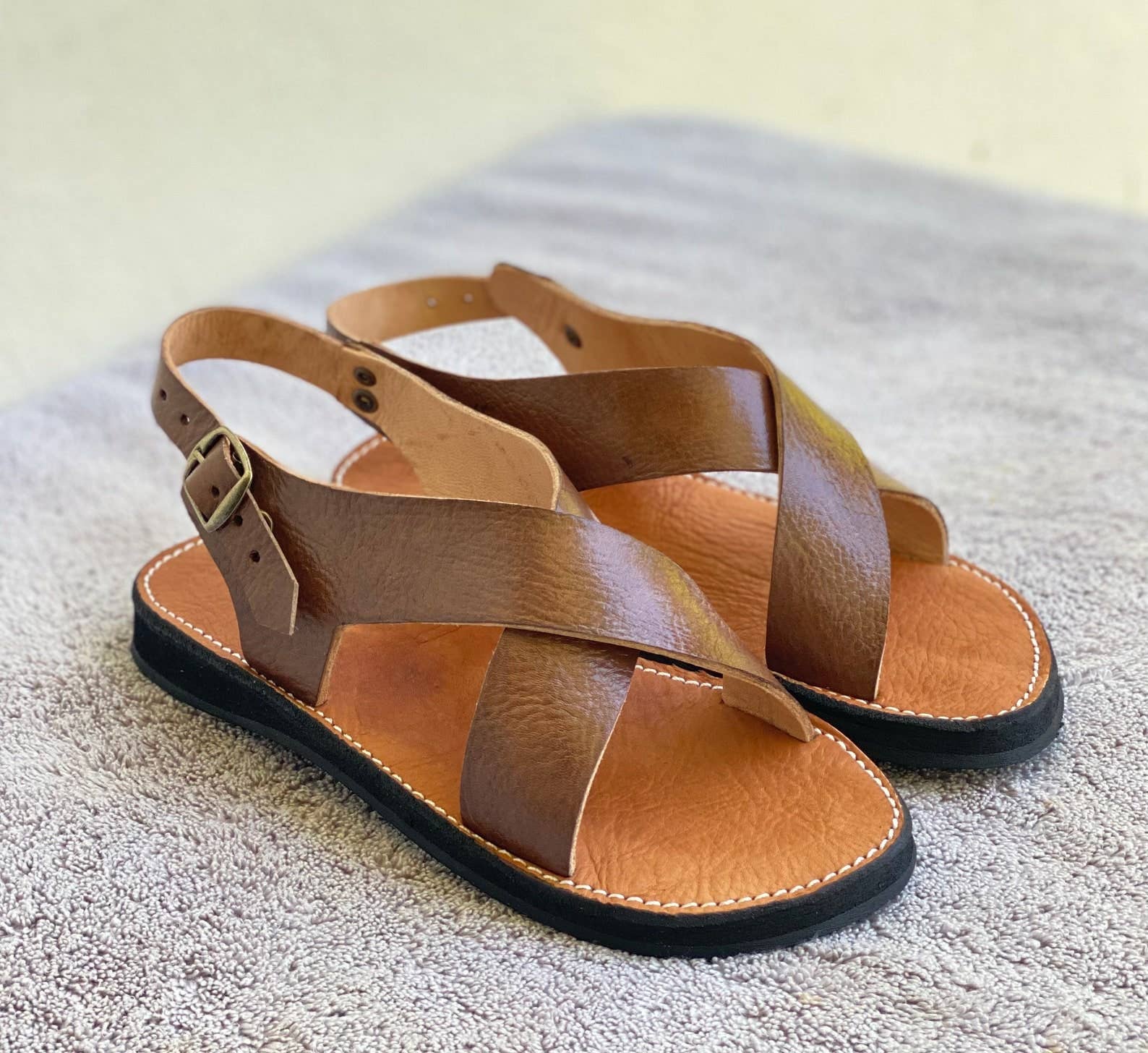 HandHappiness - Wholesale Sandals - Women's - Genuine leather sandal, Genuine leather thongs.6