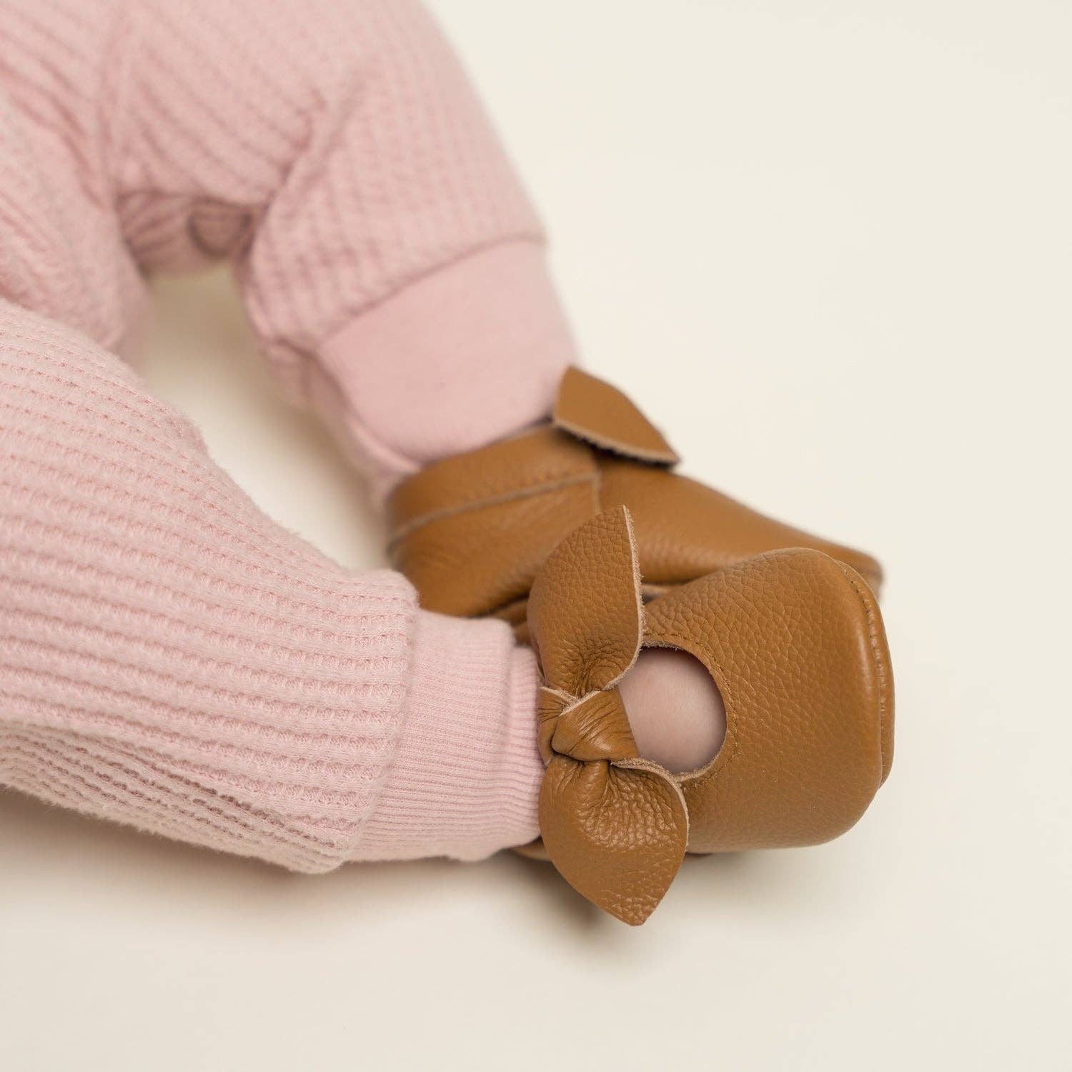 BirdRock Baby - Wholesale Moccasins - Kids - Brown Knot Moccasins3