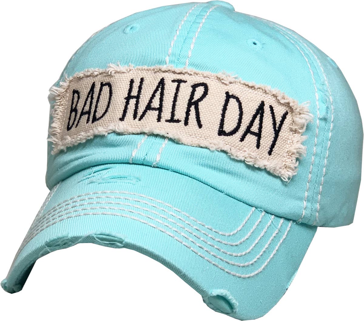 KBETHOS - Vendita all'ingrosso Cappellino da baseball - Donna - Berretto a sfera vintage lavato Bad Hair Day52