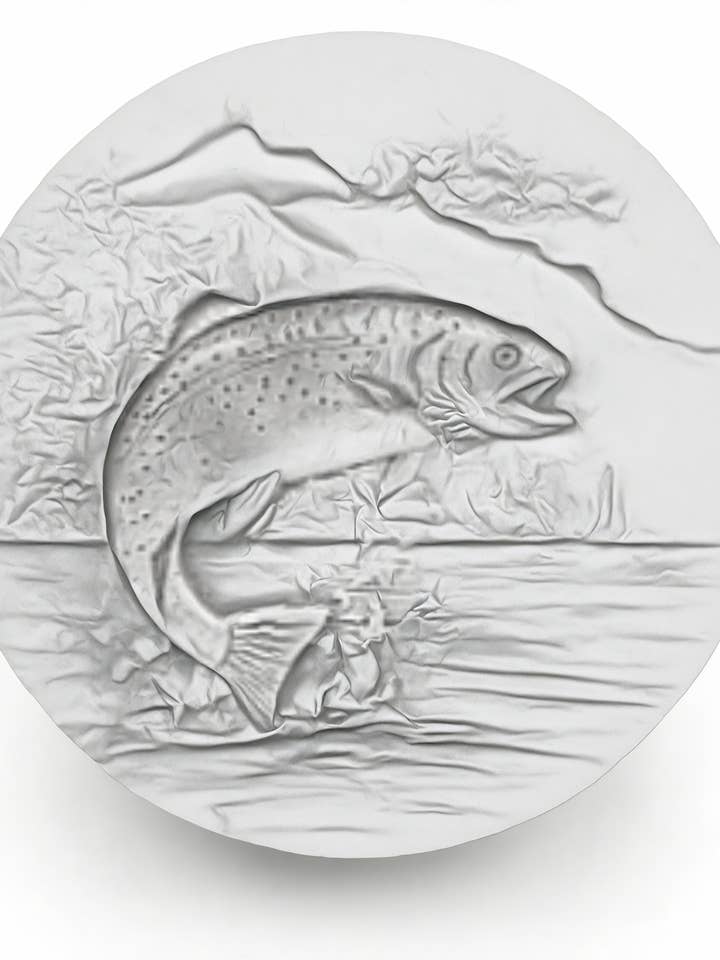 Trout Jumping Coasters for wholesale by McCarter Coasters
