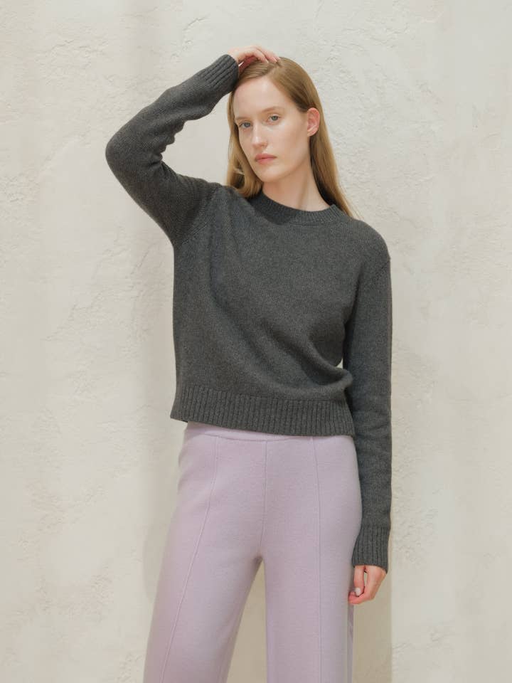 Lèmme - Wholesale Knit Sweater - Women's - Cashmere blend crewneck sweater