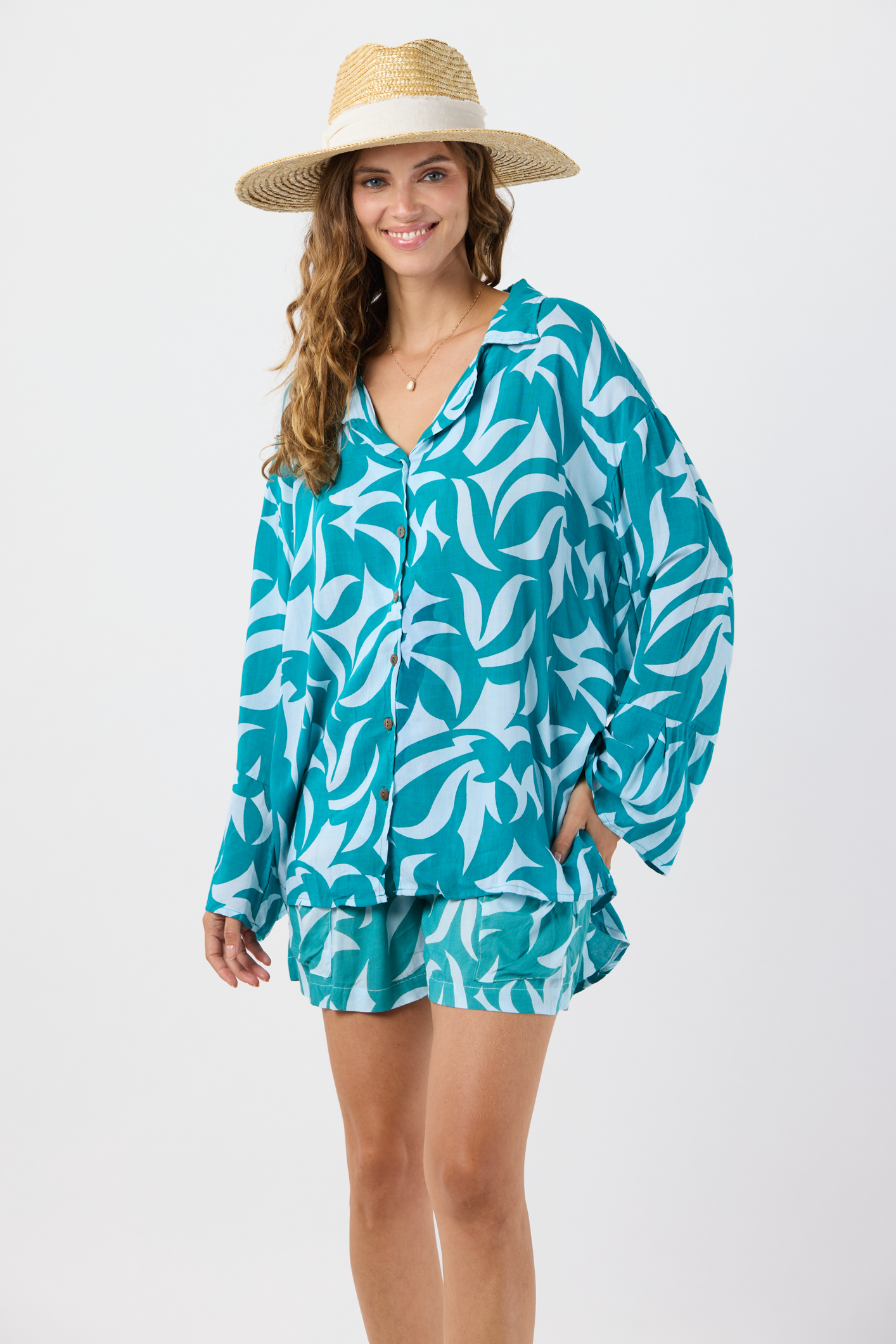 Abstrakte Geo Tosca Rica Top für den Großhandel auf Faire1