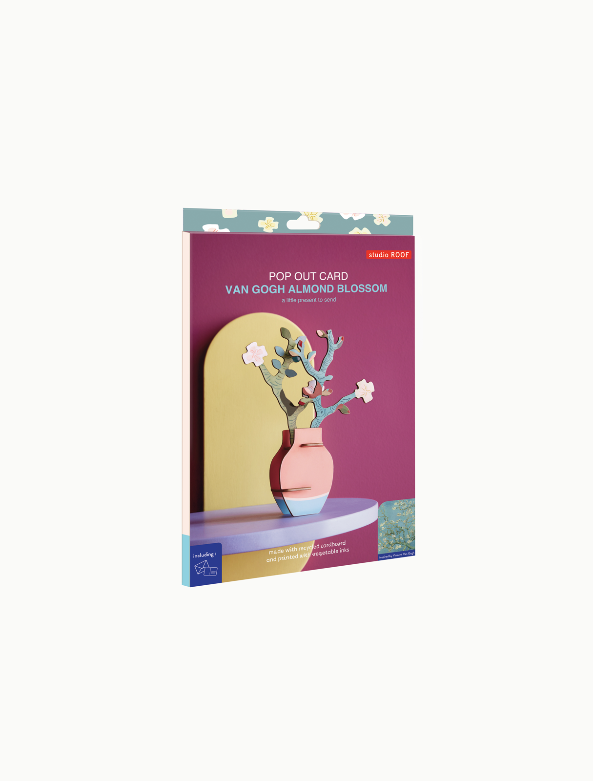 Studio Roof - Wholesale Everyday Greeting Card - 3D Pop Out Card - Van Gogh Almond Blossom2