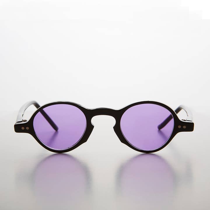 SUNGLASS MUSEUM - Wholesale Sunglasses – Unisex - Small Spectacle Sunglass with Color Tinted Lens - Augie