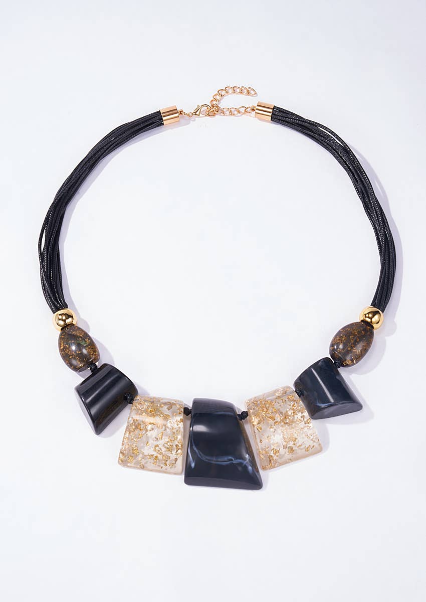Black Fancy necklace for wholesale on Faire3