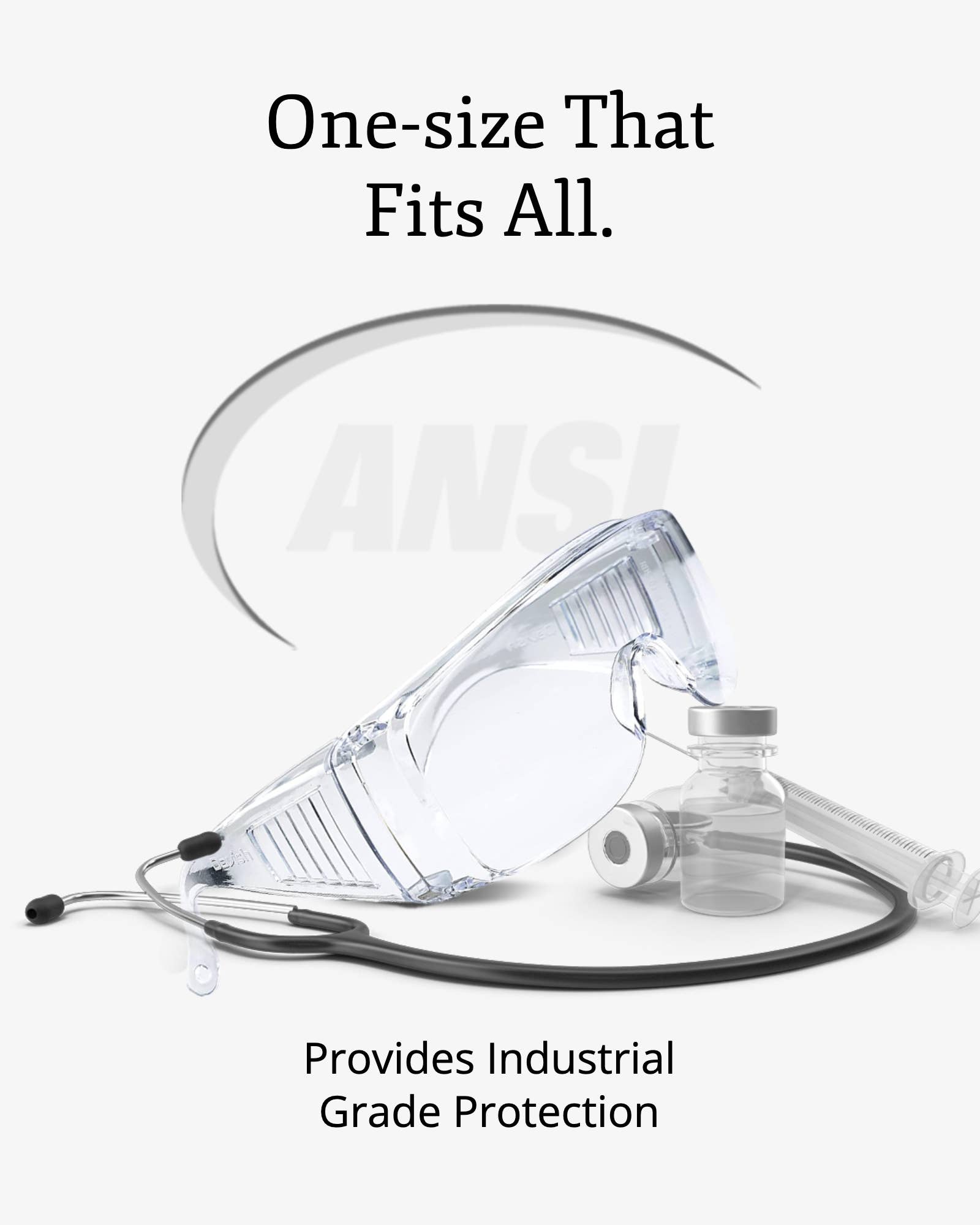 Aqulius - Vente Lunettes de vue – unisexe - Lunettes de sécurité Over the Eyeglasses - Anti-buée ANSI Z87.14