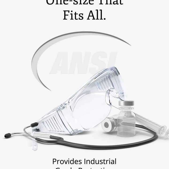 Aqulius – wholesale Glasögon - Unisex – Över glasögonen Säkerhetsglasögon - Anti-Fog ANSI Z87.14