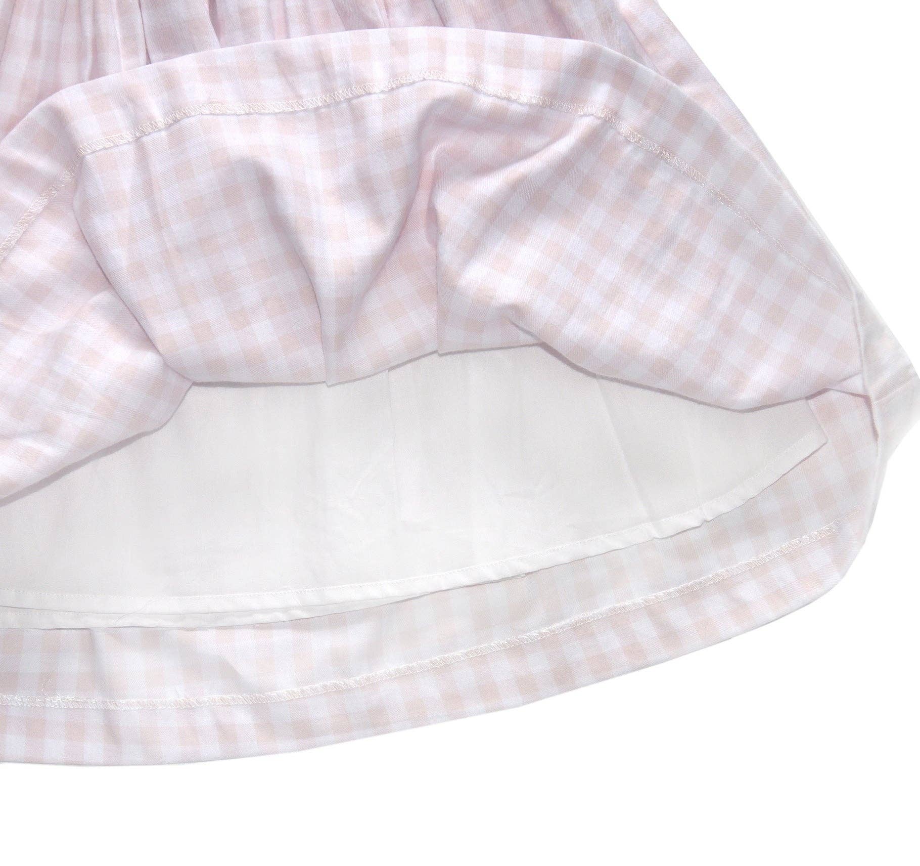 PHLONA – Engroshandel Kjole - Børn – Piger Pink Zefyr Blomster Blonder Hånd Smocked Kjole3