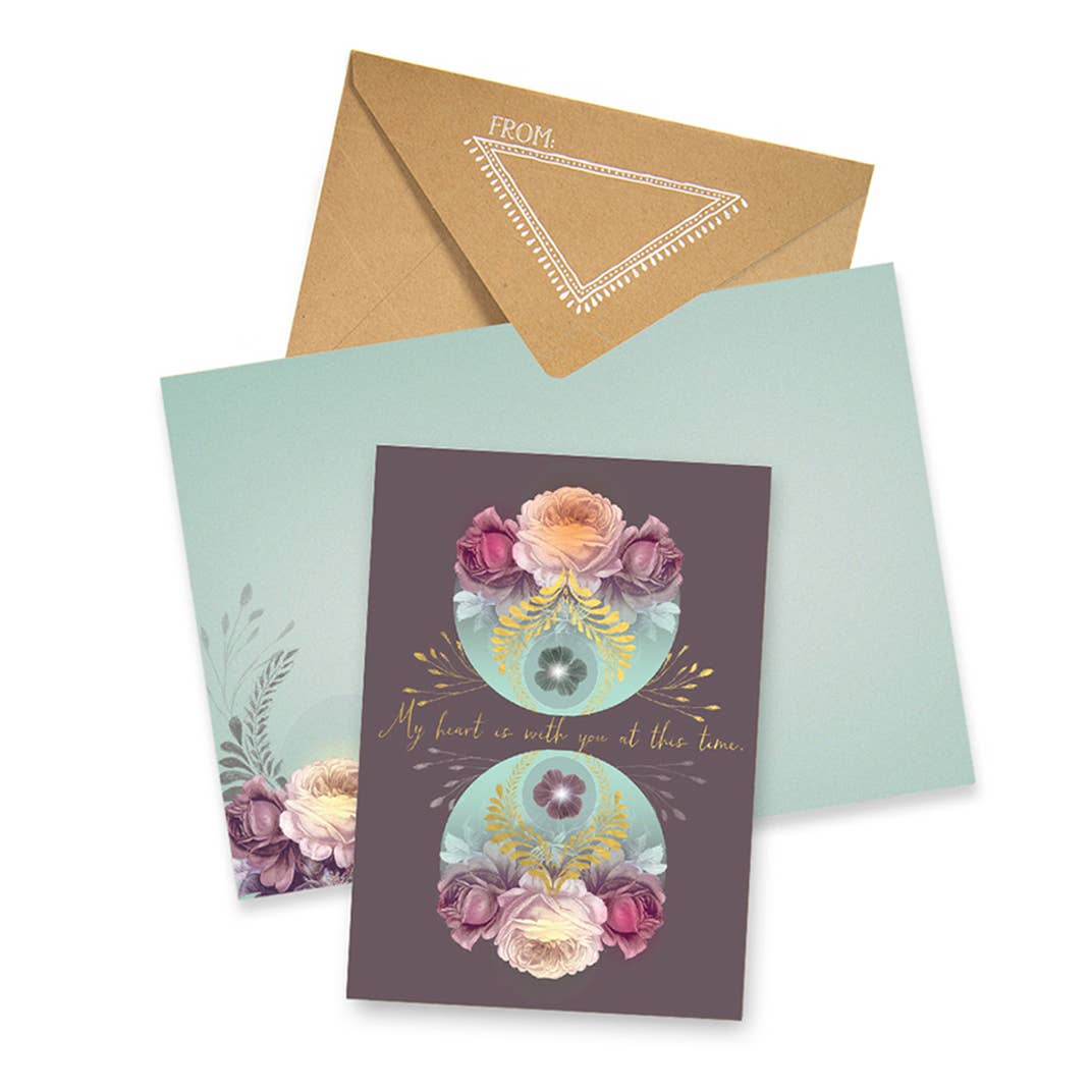 PAPAYA - Wholesale Love Card - Greeting Card - Heart Mirror1