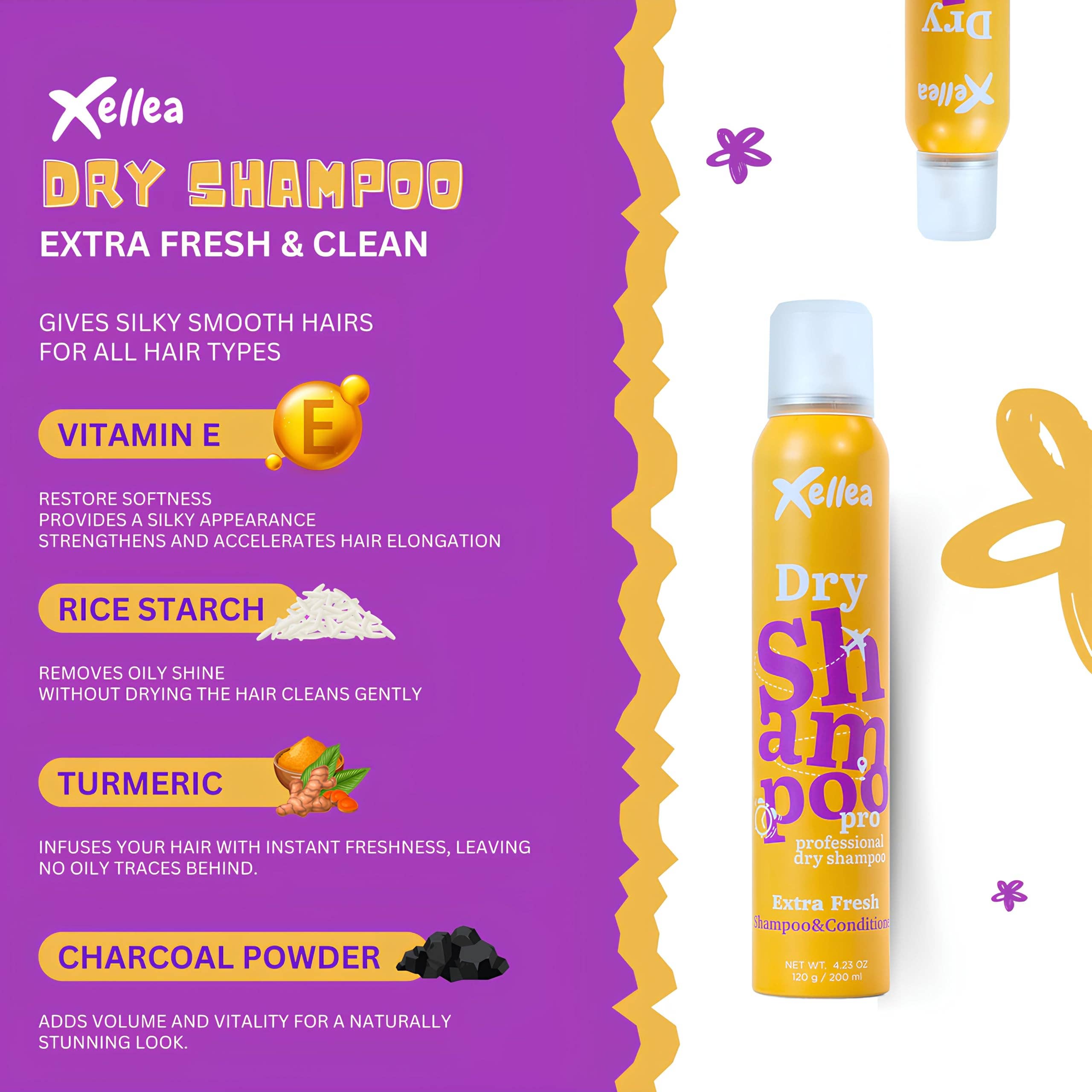 Babilo - Vendita all'ingrosso Shampoo secco - Shampoo secco volumizzante per capelli scuri, assorbimento istantaneo dell'olio, senza residui bianchi, non tossico, ideale per donne e uomini, aggiunge volume senza seccare17