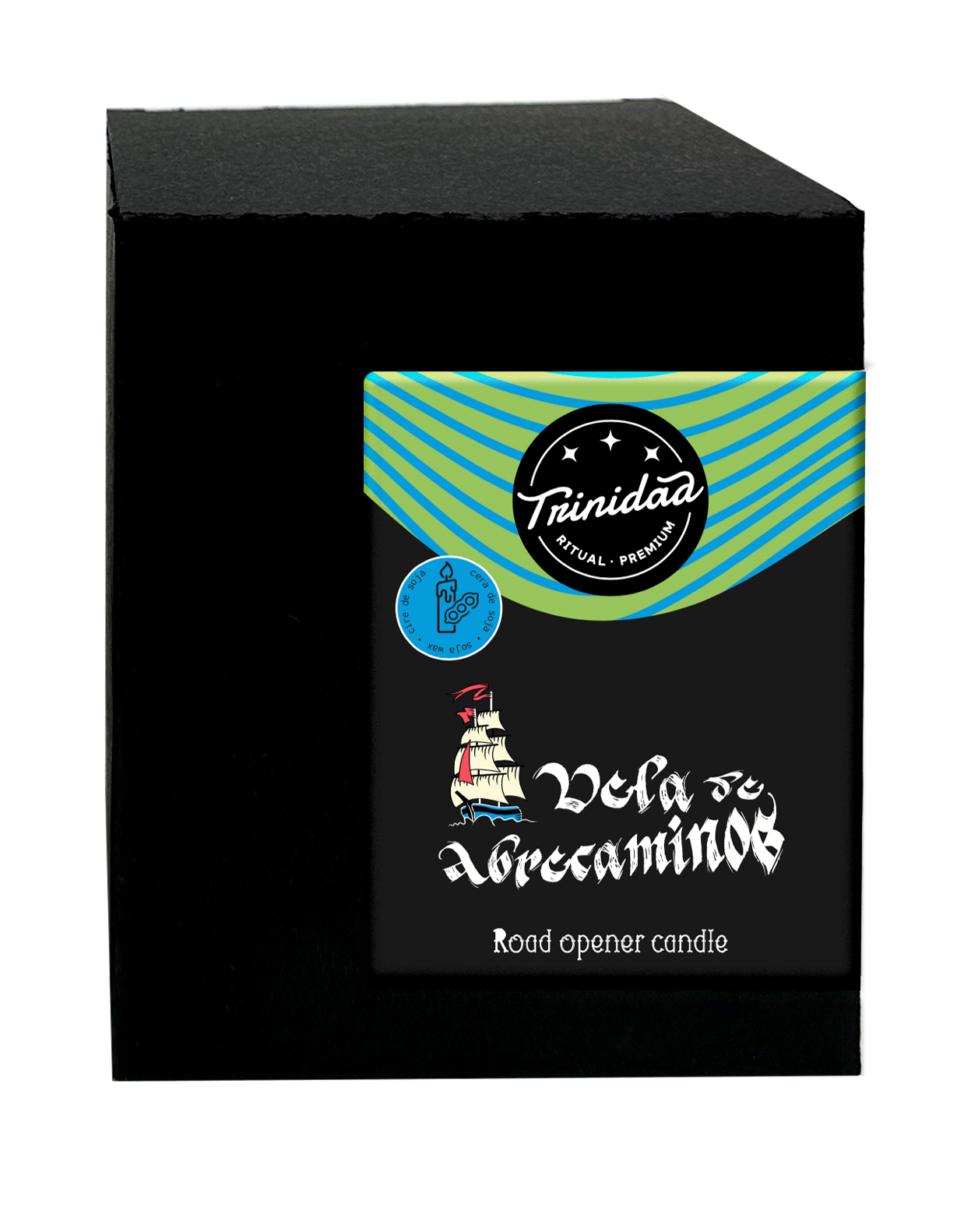 trinidad - Wholesale Jar/Filled Candle - ABRECAMINOS GLASS CANDLE GLASS SOYBEAN 220 GR.2