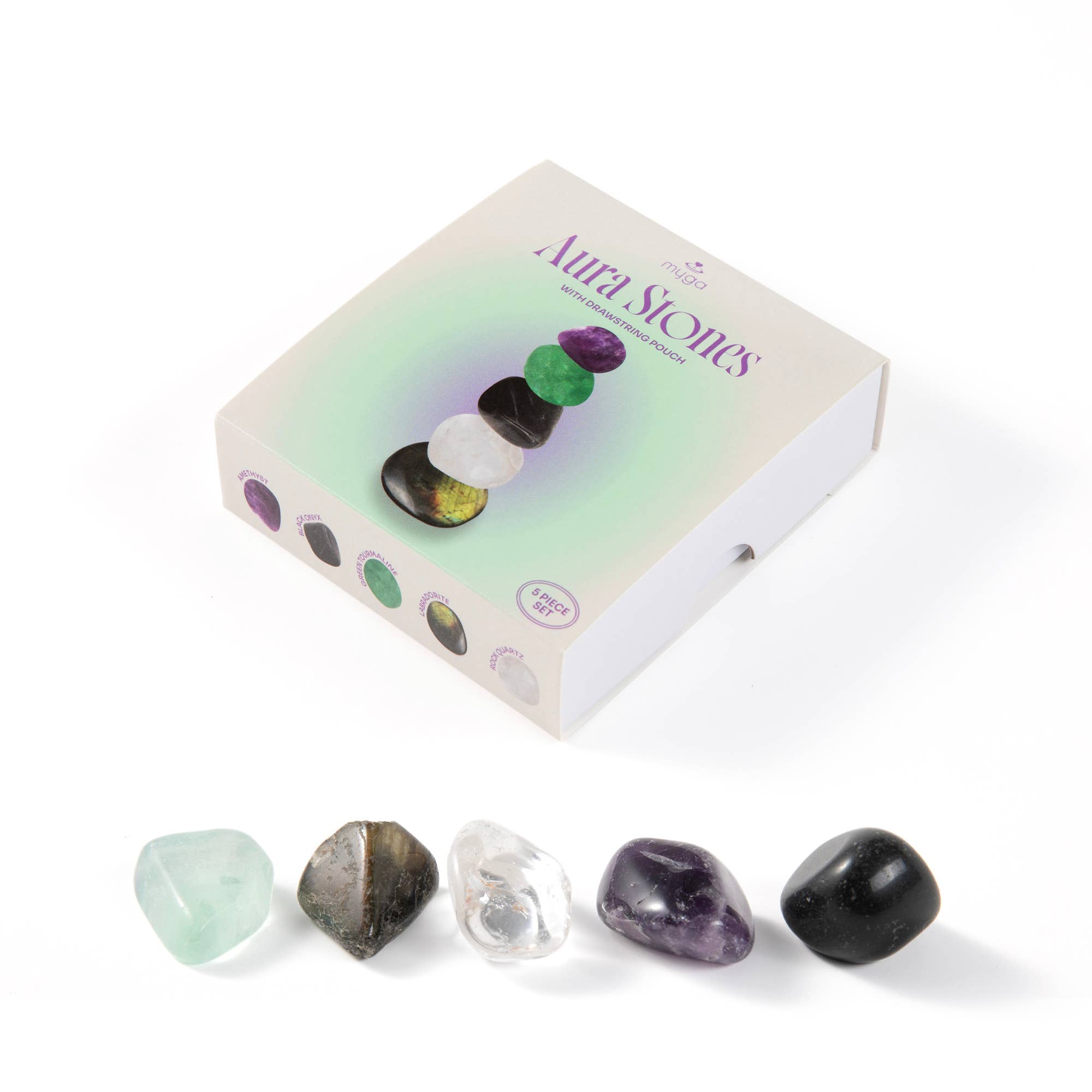 Myga - Wholesale Spiritual Stone/Crystal - Myga Wellbeing Crystal Collection - Display 24 Units9