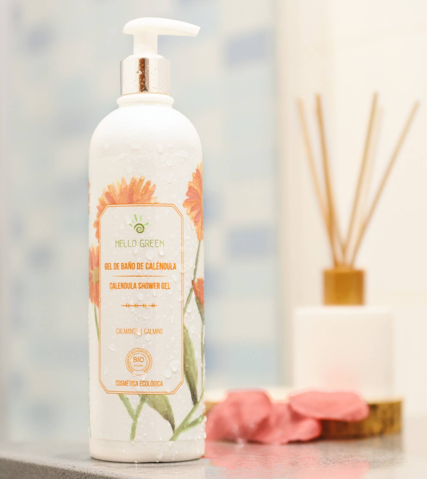 Hello Green - Wholesale Body Wash/Shower Gel - Calendula bath and shower gel0