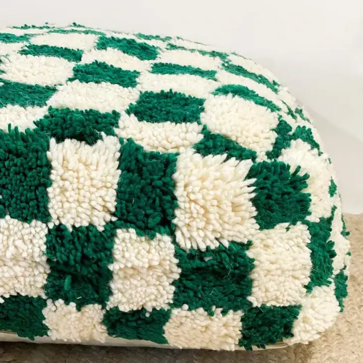 High crafty – wholesale Pouf – Moroccan Pouf – Personalized Plaid Pouf | Handmade Recycled 1