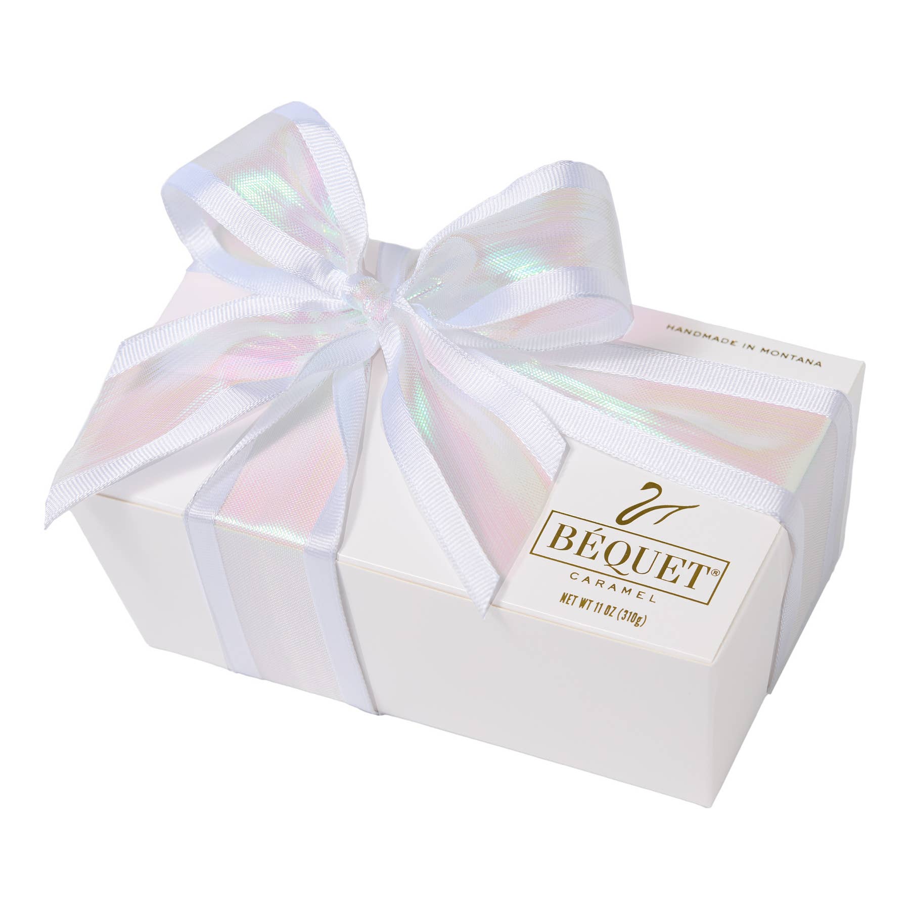 Béquet Confections - Wholesale Caramel - Béquet Gourmet Caramel 11 oz Ballotin Gift Box2